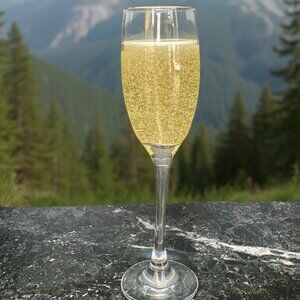 Champagne Glass Candle | Sparkling Celebration Candle | Gel Wax Candle